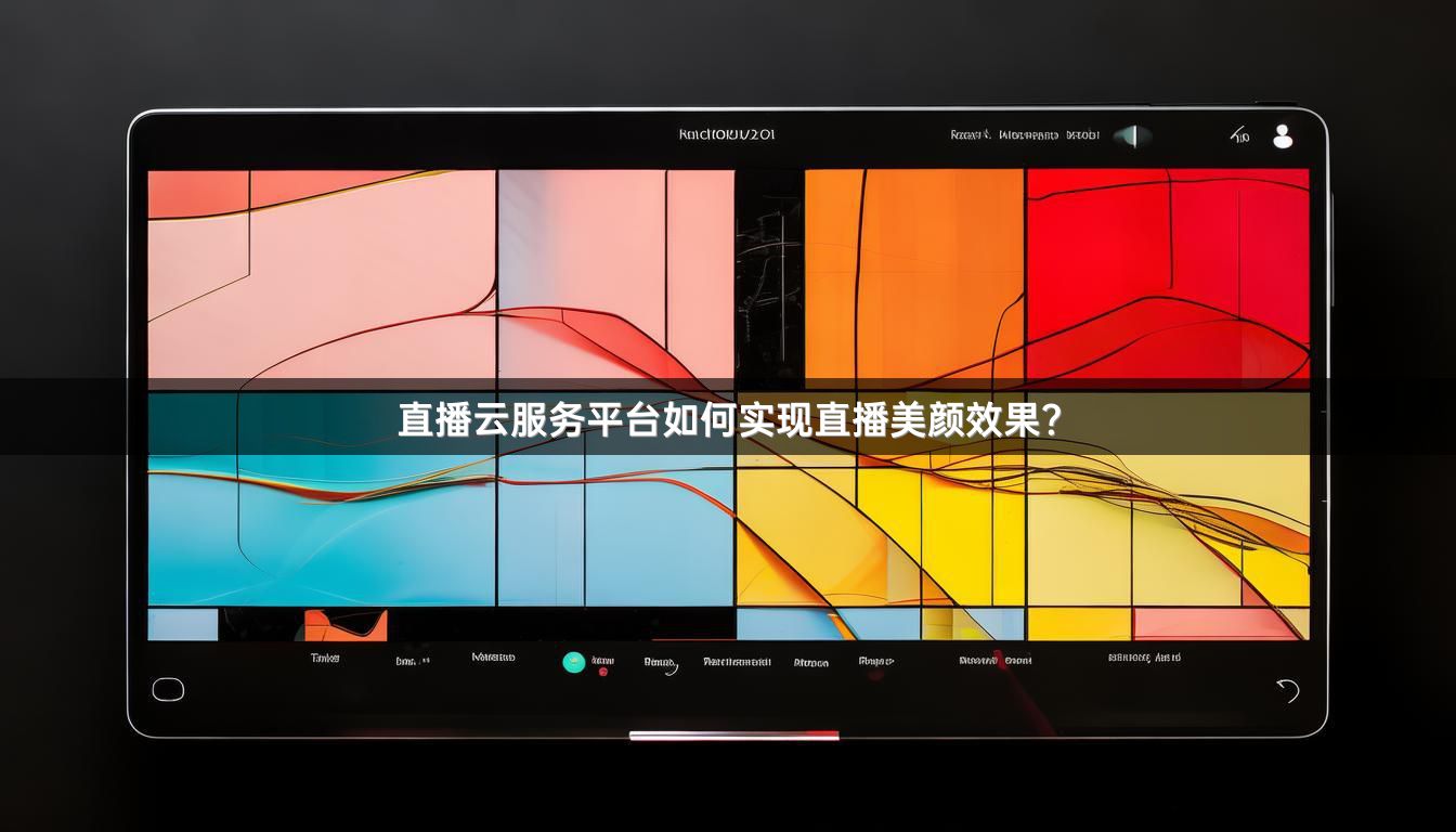 直播云服务平台如何实现直播美颜效果？