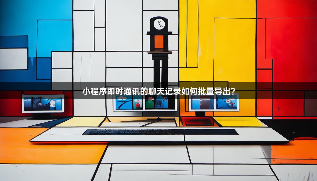 小程序即时通讯的聊天记录如何批量导出？