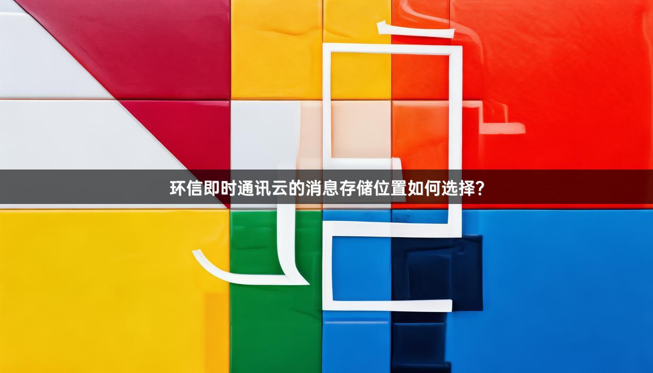 环信即时通讯云的消息存储位置如何选择？