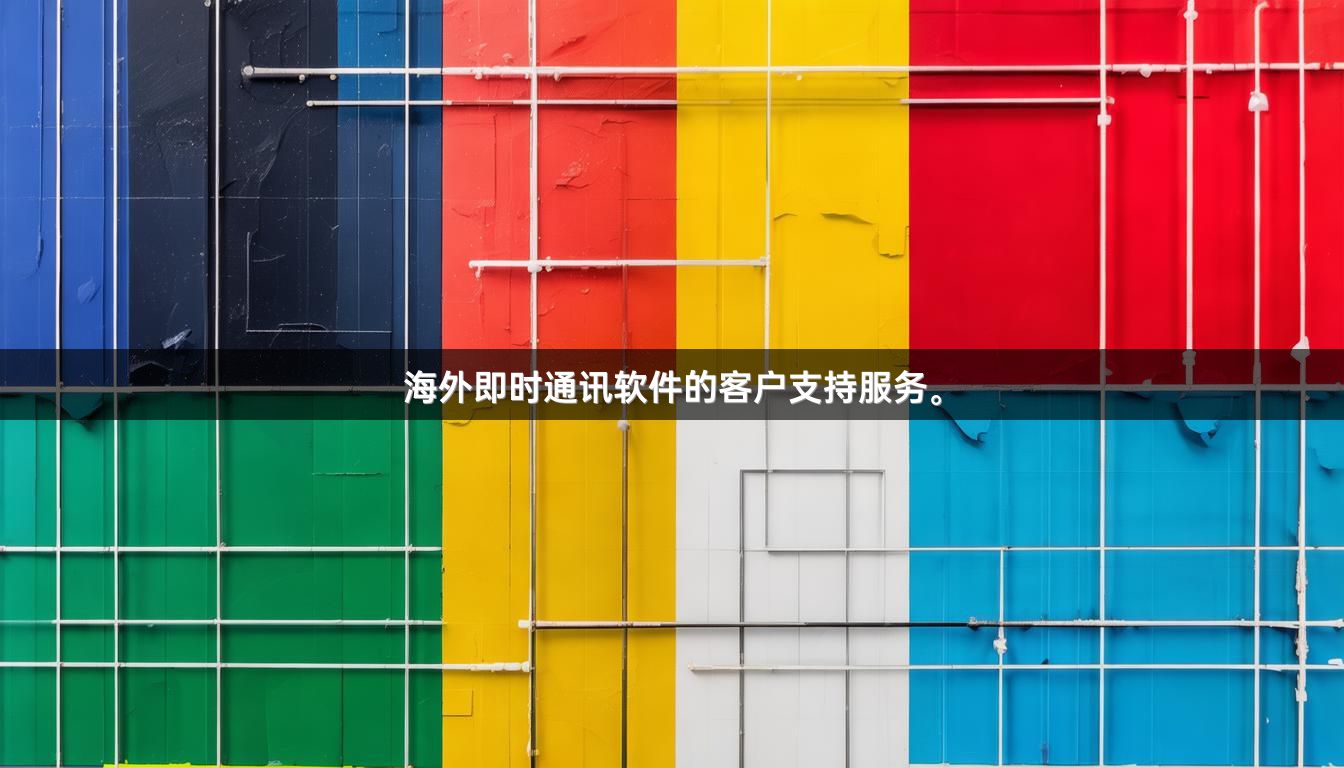 海外即时通讯软件的客户支持服务。