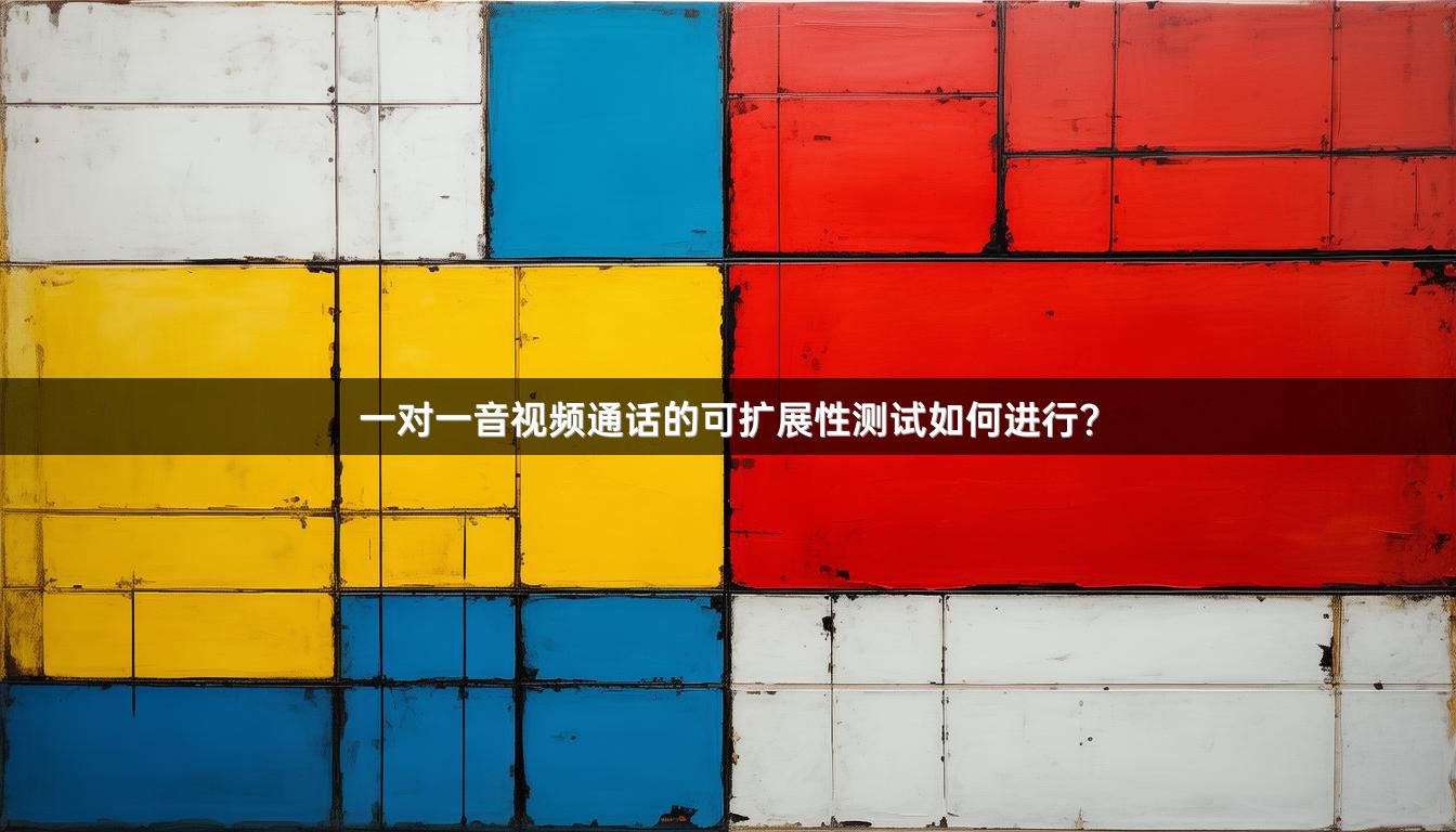 一对一音视频通话的可扩展性测试如何进行？