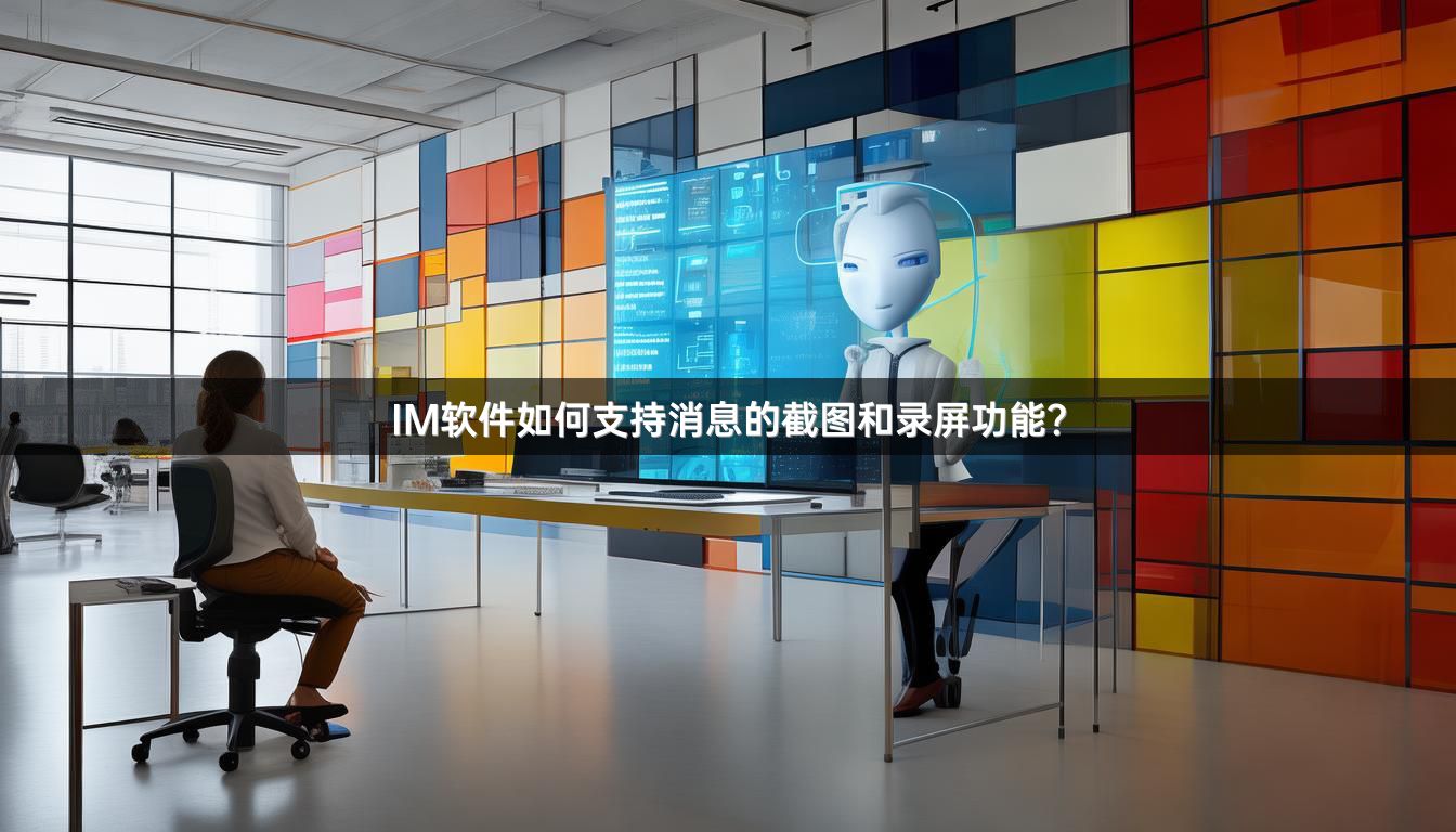 IM软件如何支持消息的截图和录屏功能？