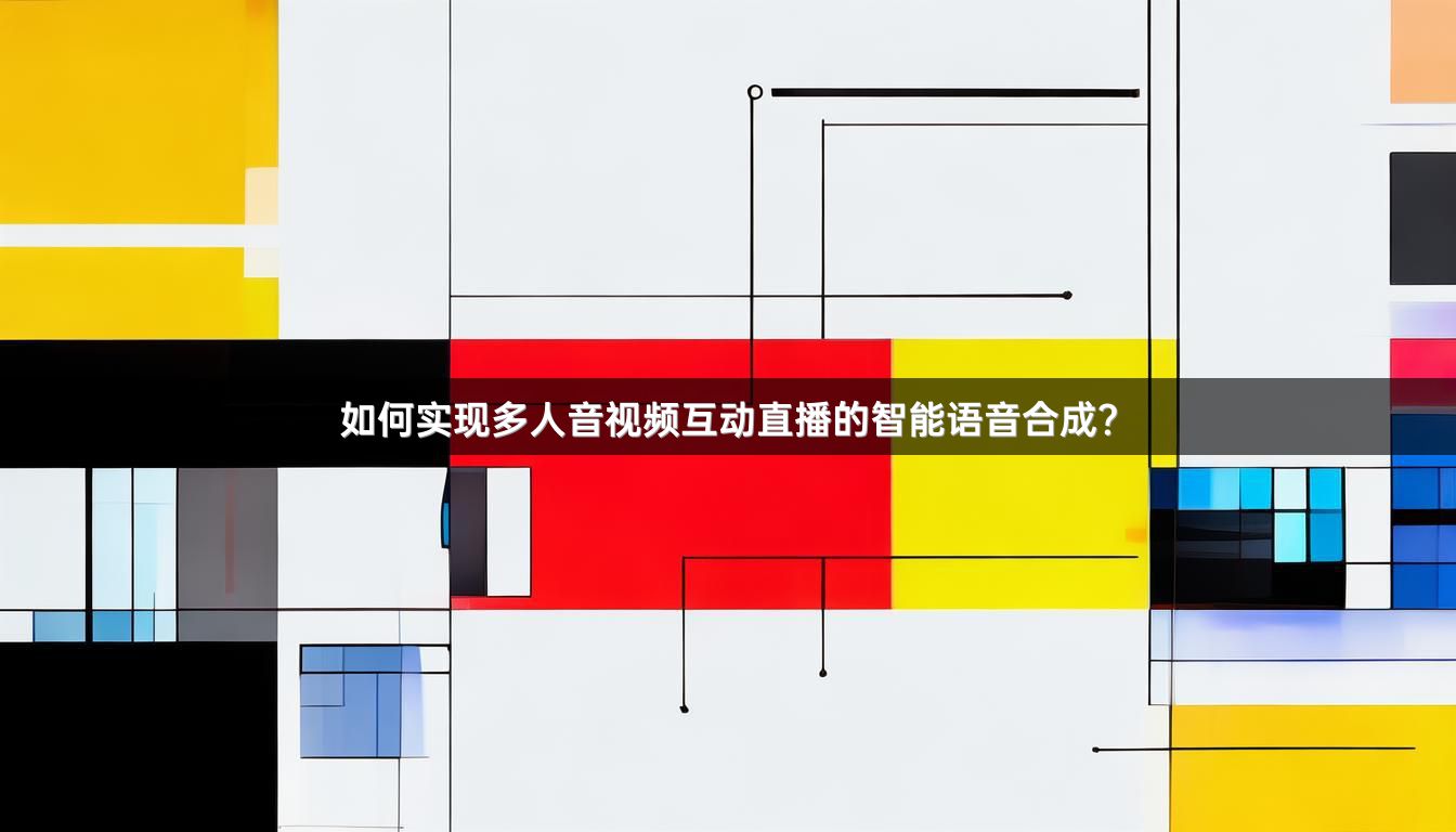 如何实现多人音视频互动直播的智能语音合成？