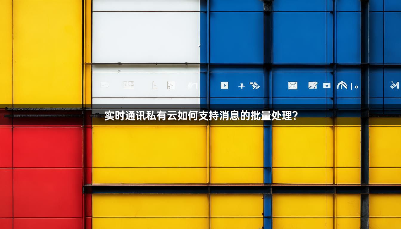 实时通讯私有云如何支持消息的批量处理？