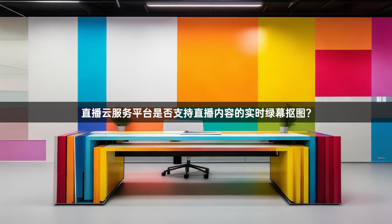 直播云服务平台是否支持直播内容的实时绿幕抠图？