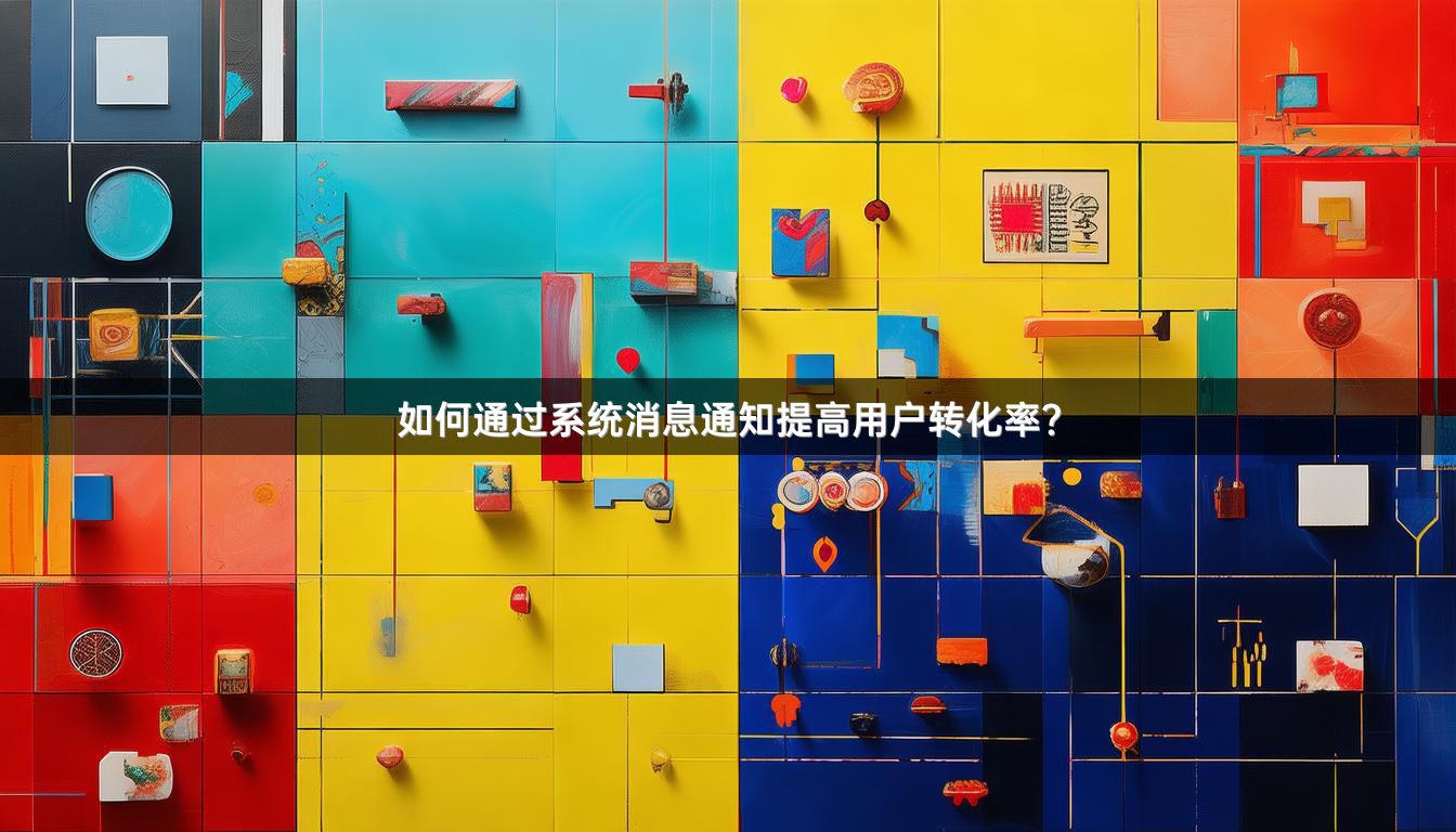 如何通过系统消息通知提高用户转化率？