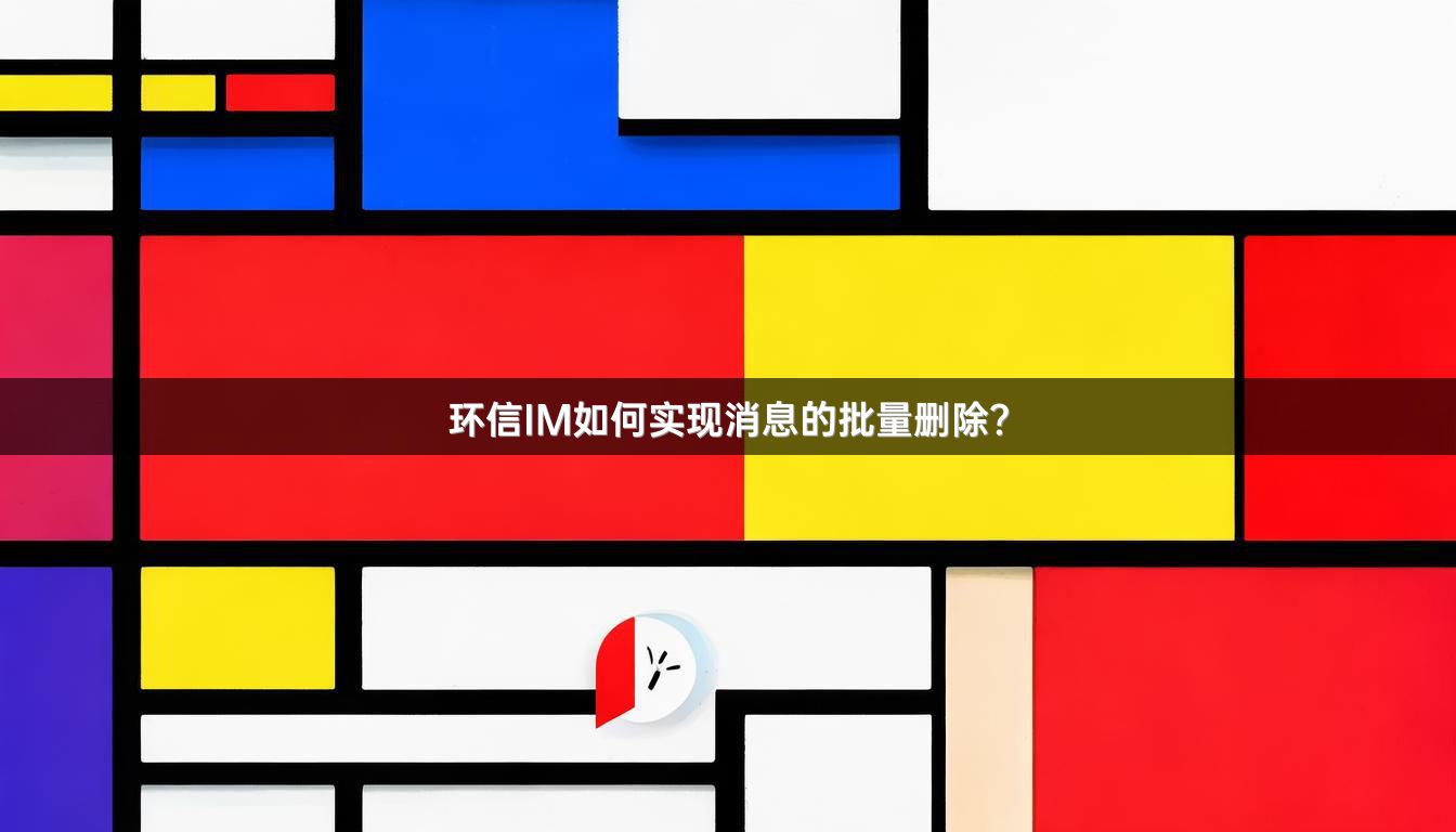 环信IM如何实现消息的批量删除？