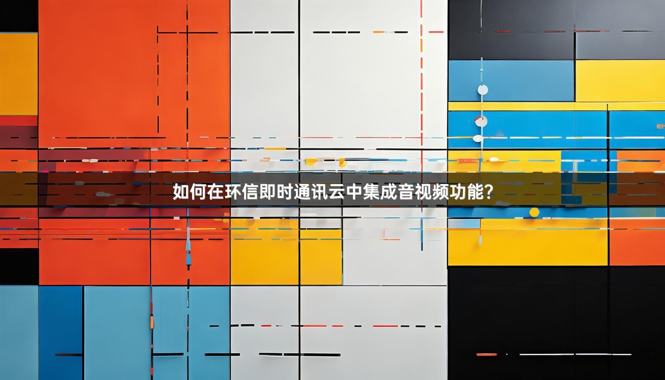 如何在环信即时通讯云中集成音视频功能？