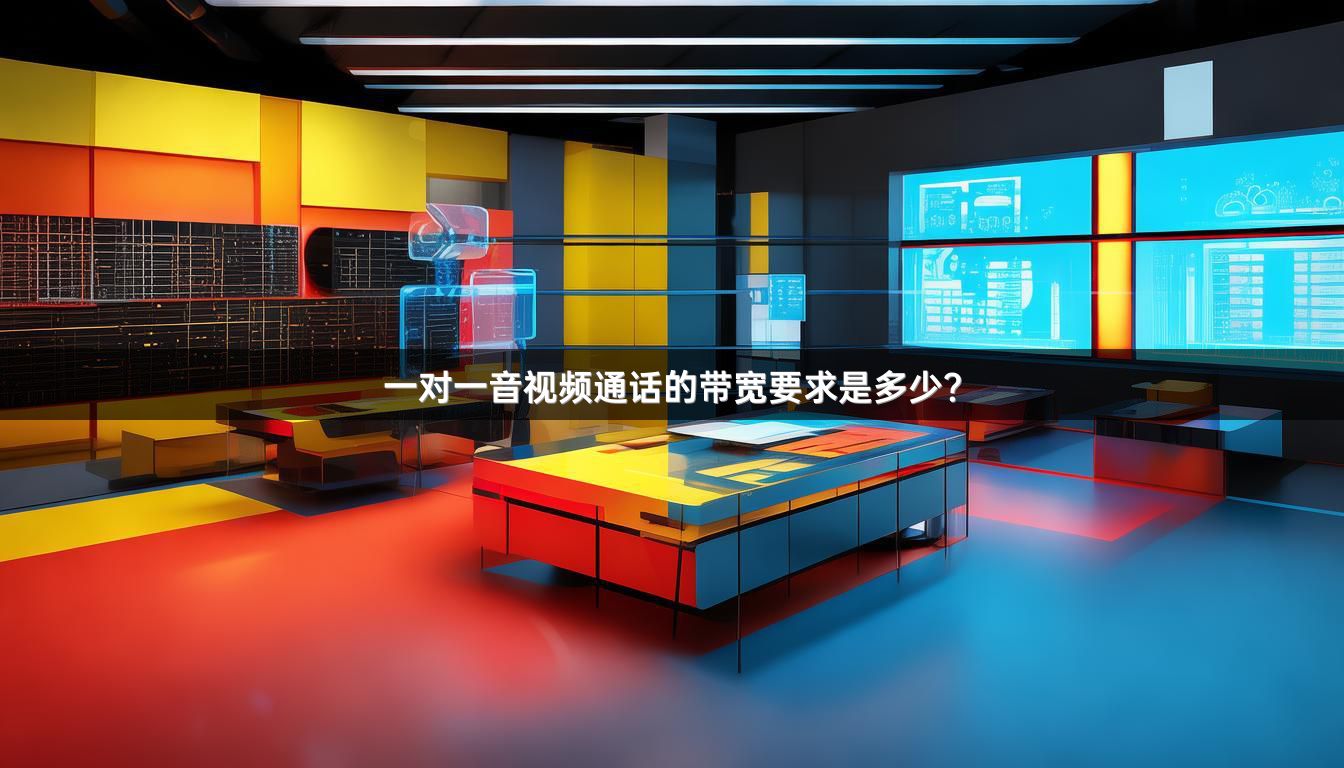 一对一音视频通话的带宽要求是多少？