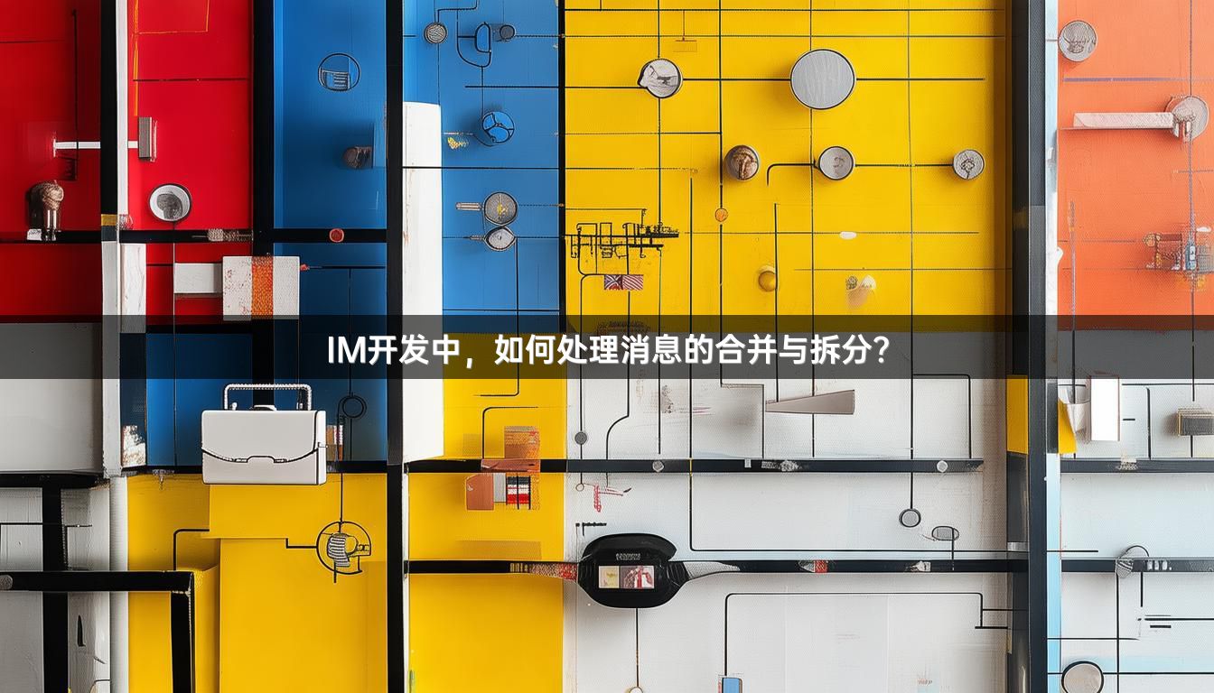 IM开发中，如何处理消息的合并与拆分？