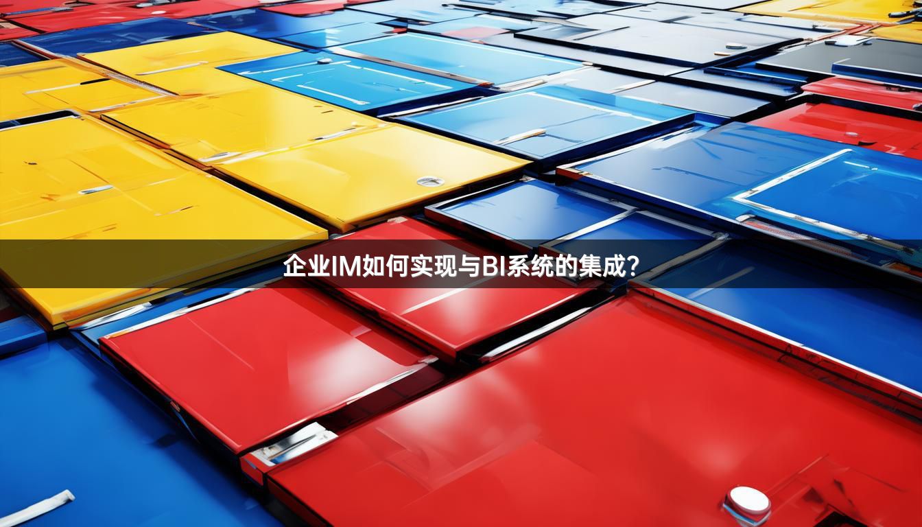 企业IM如何实现与BI系统的集成？