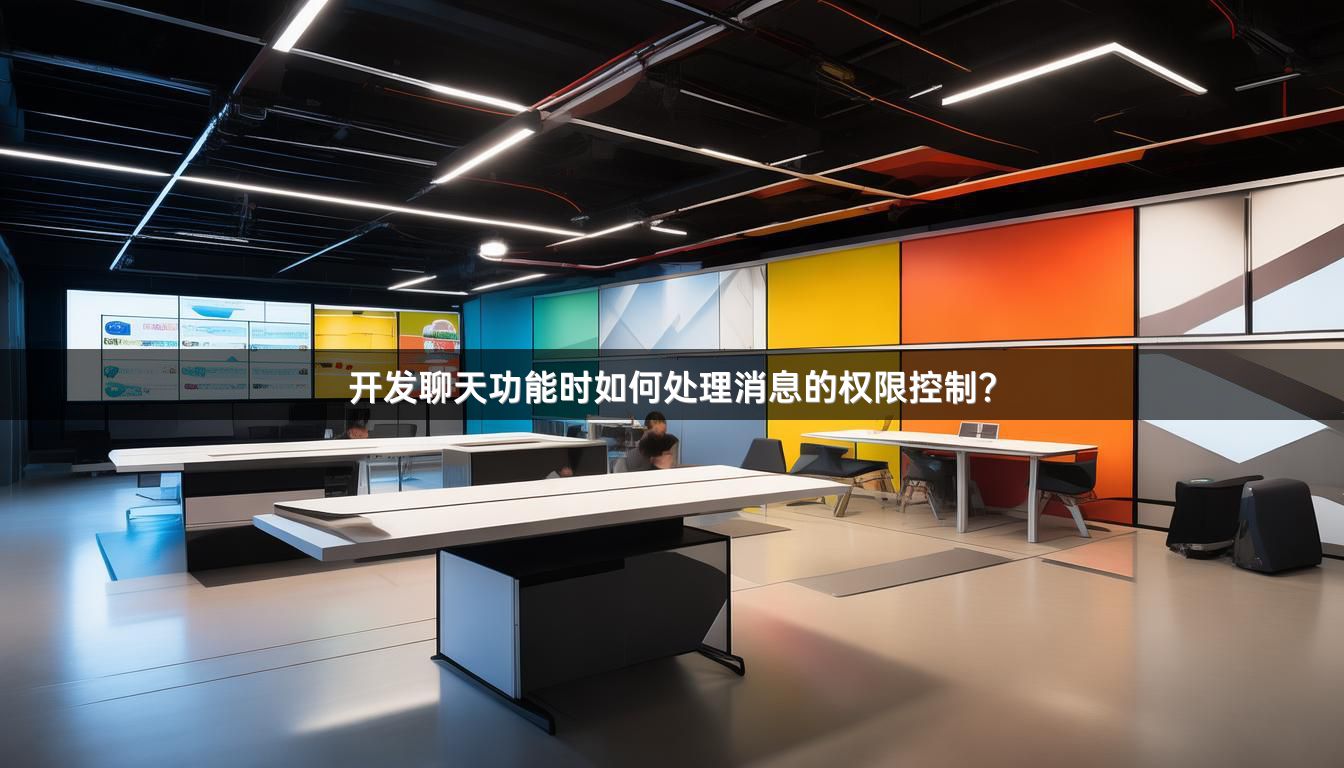 开发聊天功能时如何处理消息的权限控制？