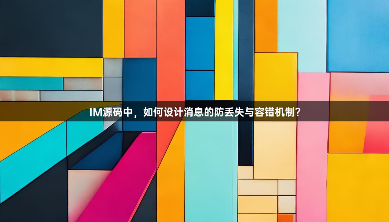 IM源码中，如何设计消息的防丢失与容错机制？
