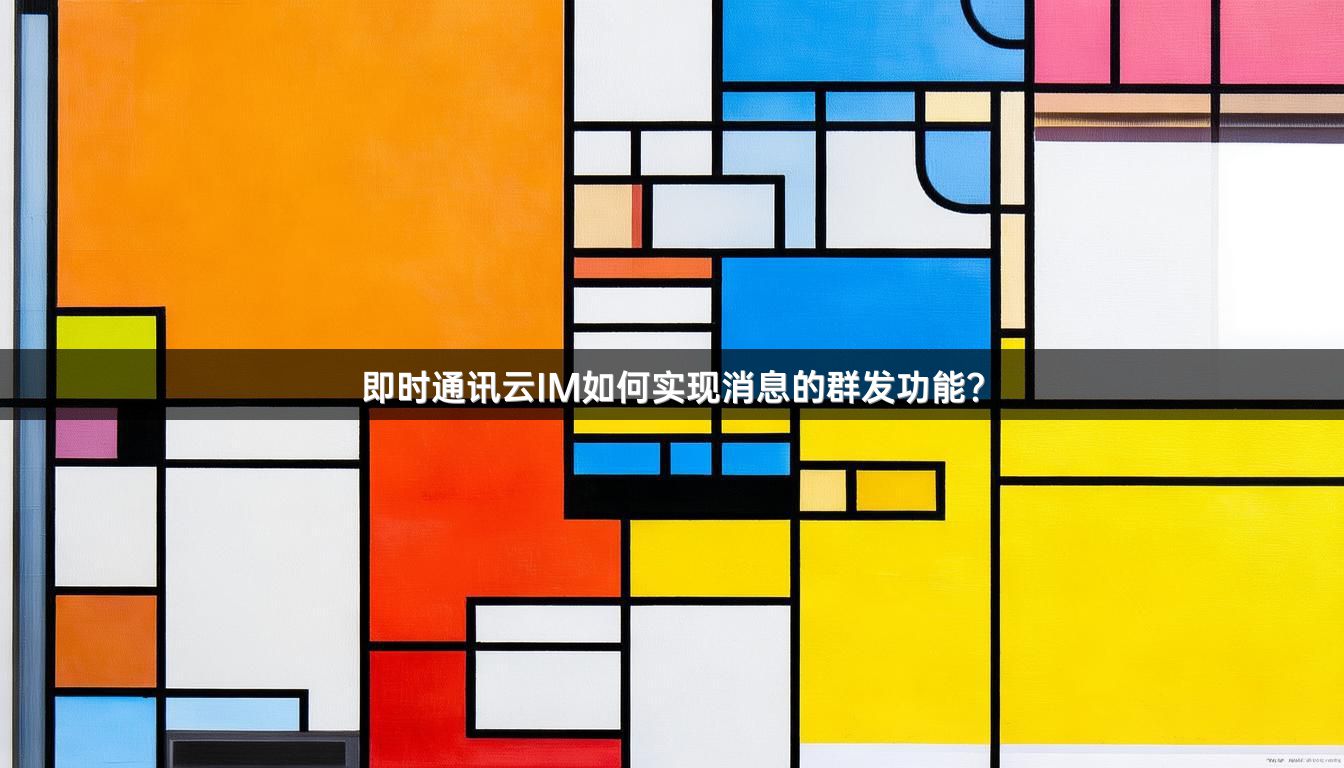 即时通讯云IM如何实现消息的群发功能？