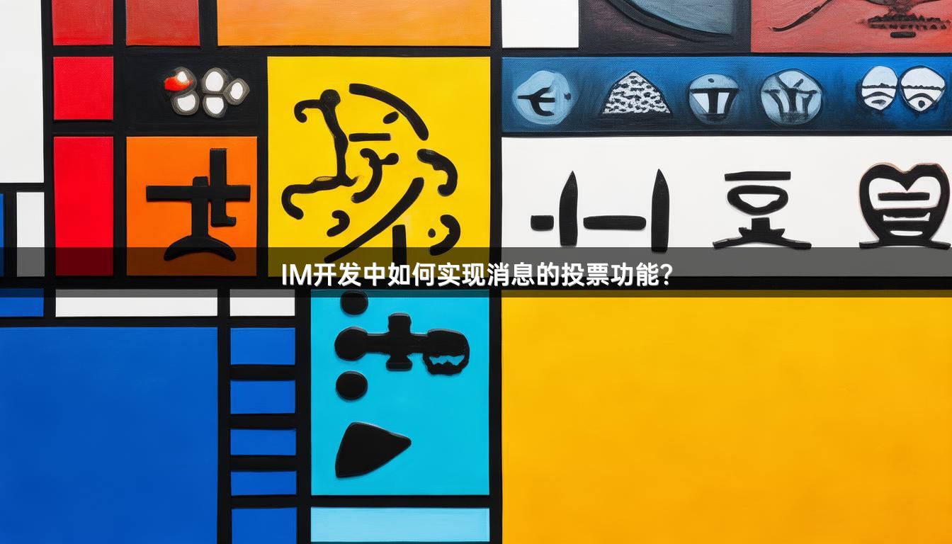 IM开发中如何实现消息的投票功能？
