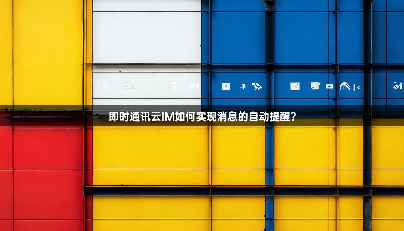 即时通讯云IM如何实现消息的自动提醒？