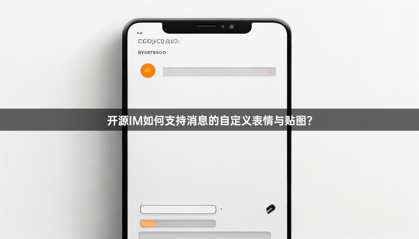 开源IM如何支持消息的自定义表情与贴图？