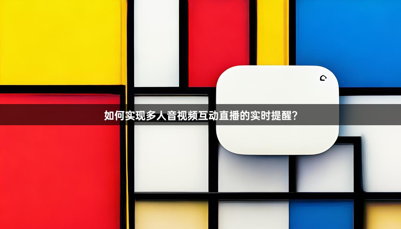 如何实现多人音视频互动直播的实时提醒？