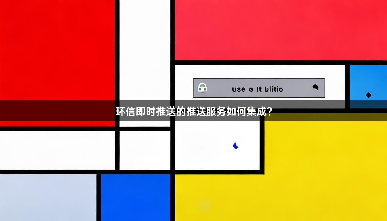 环信即时推送的推送服务如何集成？