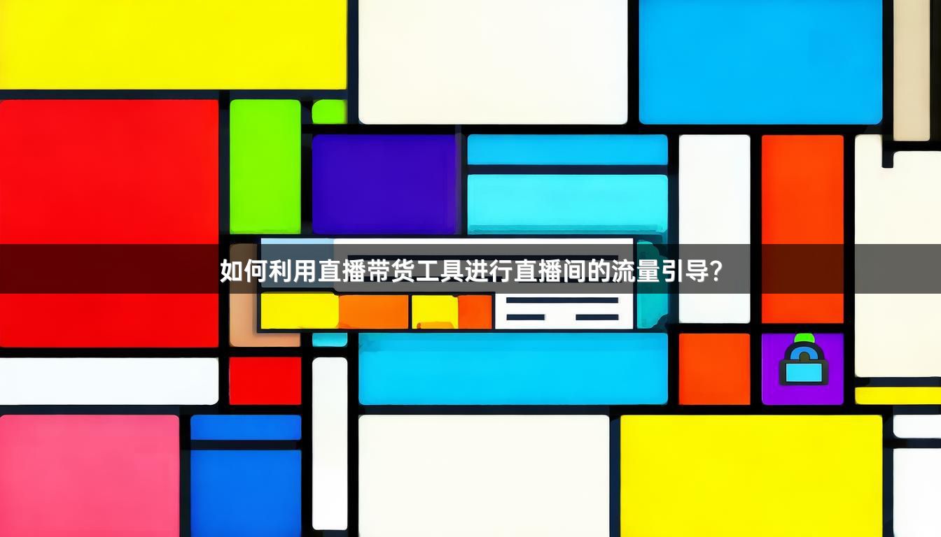如何利用直播带货工具进行直播间的流量引导？