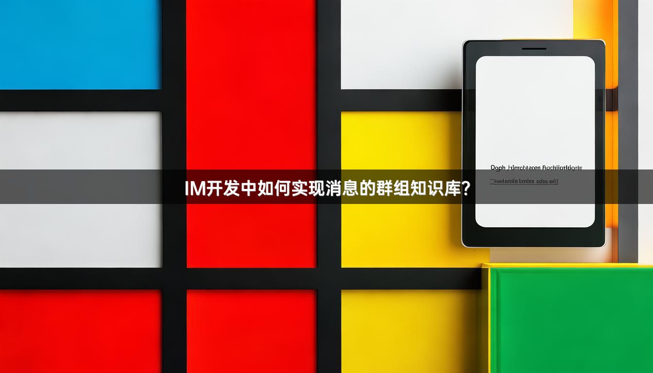 IM开发中如何实现消息的群组知识库？