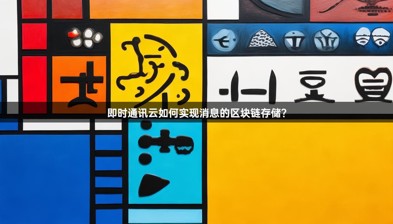 即时通讯云如何实现消息的区块链存储？