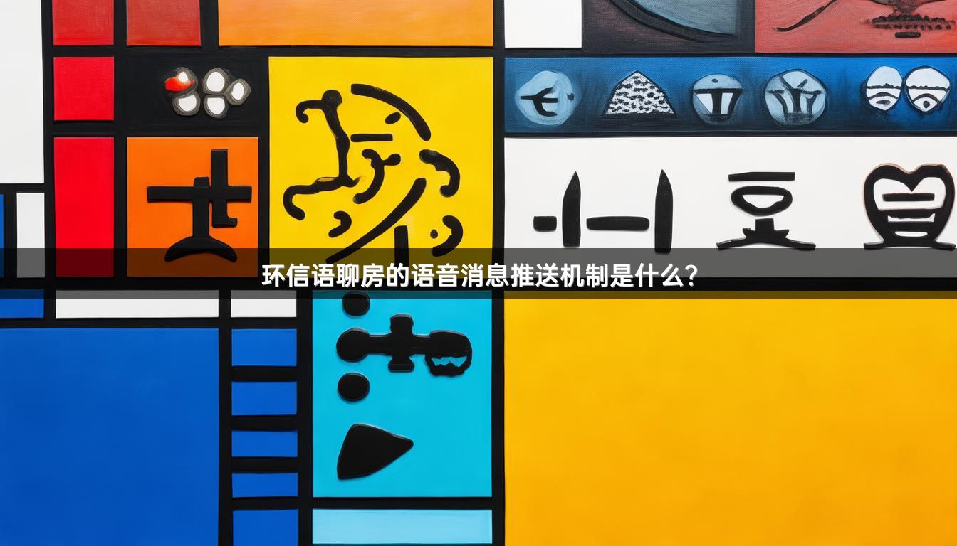 环信语聊房的语音消息推送机制是什么？