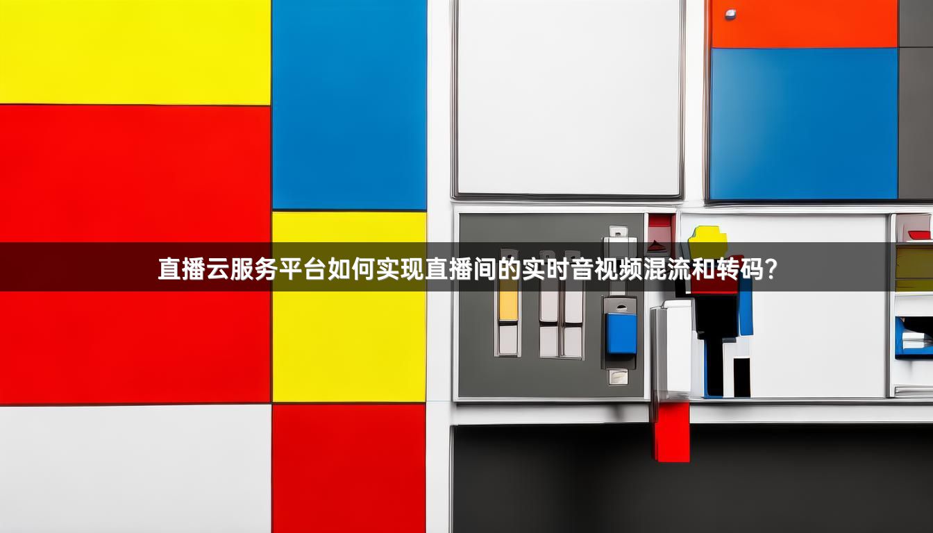 直播云服务平台如何实现直播间的实时音视频混流和转码？