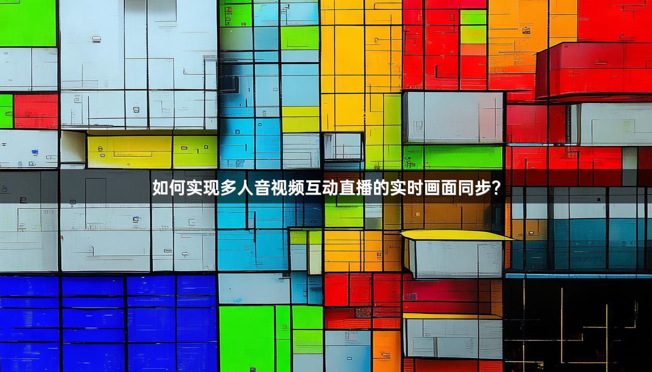 如何实现多人音视频互动直播的实时画面同步？