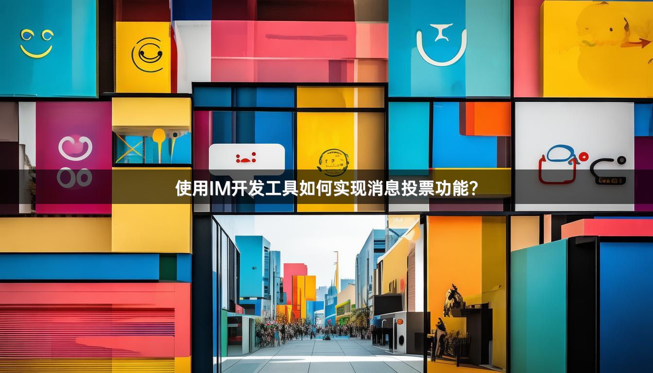 使用IM开发工具如何实现消息投票功能？