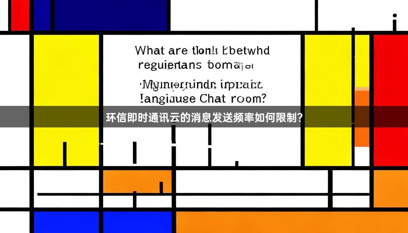环信即时通讯云的消息发送频率如何限制？