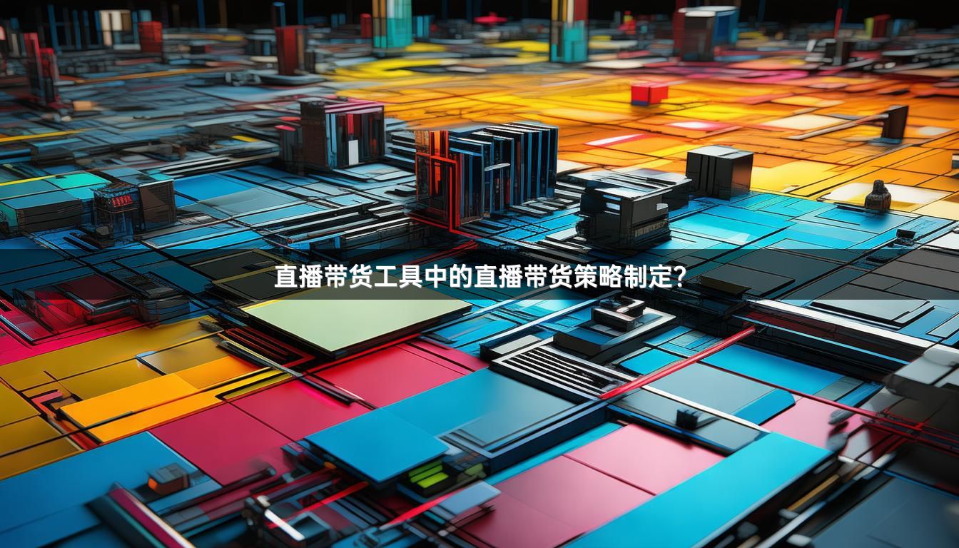 直播带货工具中的直播带货策略制定？