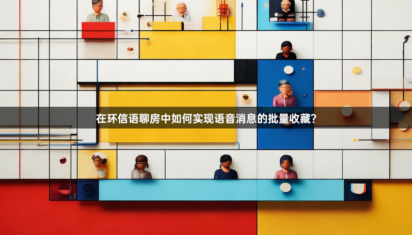 在环信语聊房中如何实现语音消息的批量收藏？