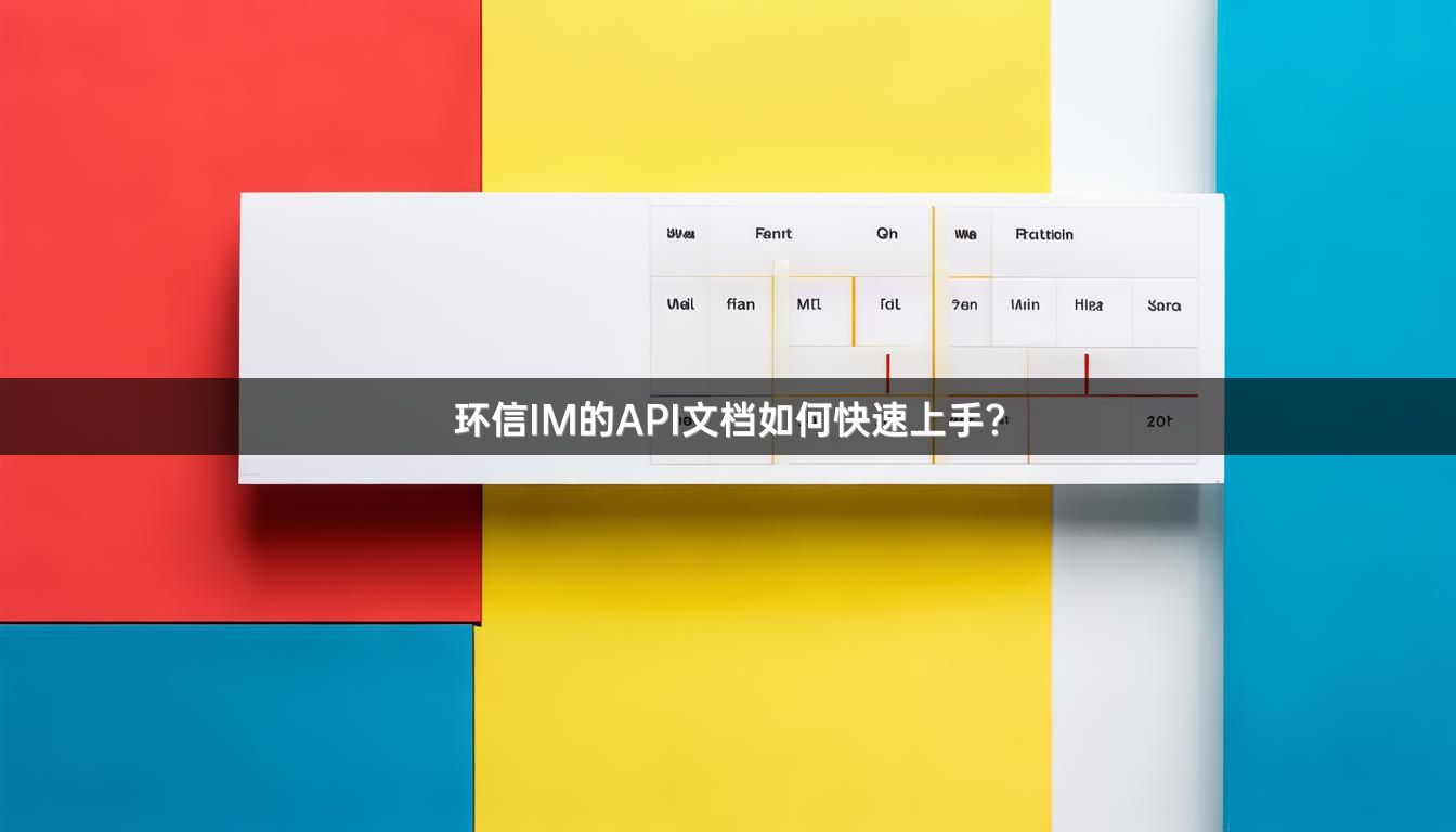 环信IM的API文档如何快速上手？