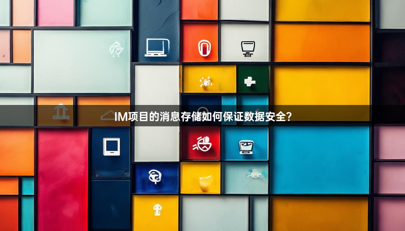 IM项目的消息存储如何保证数据安全？