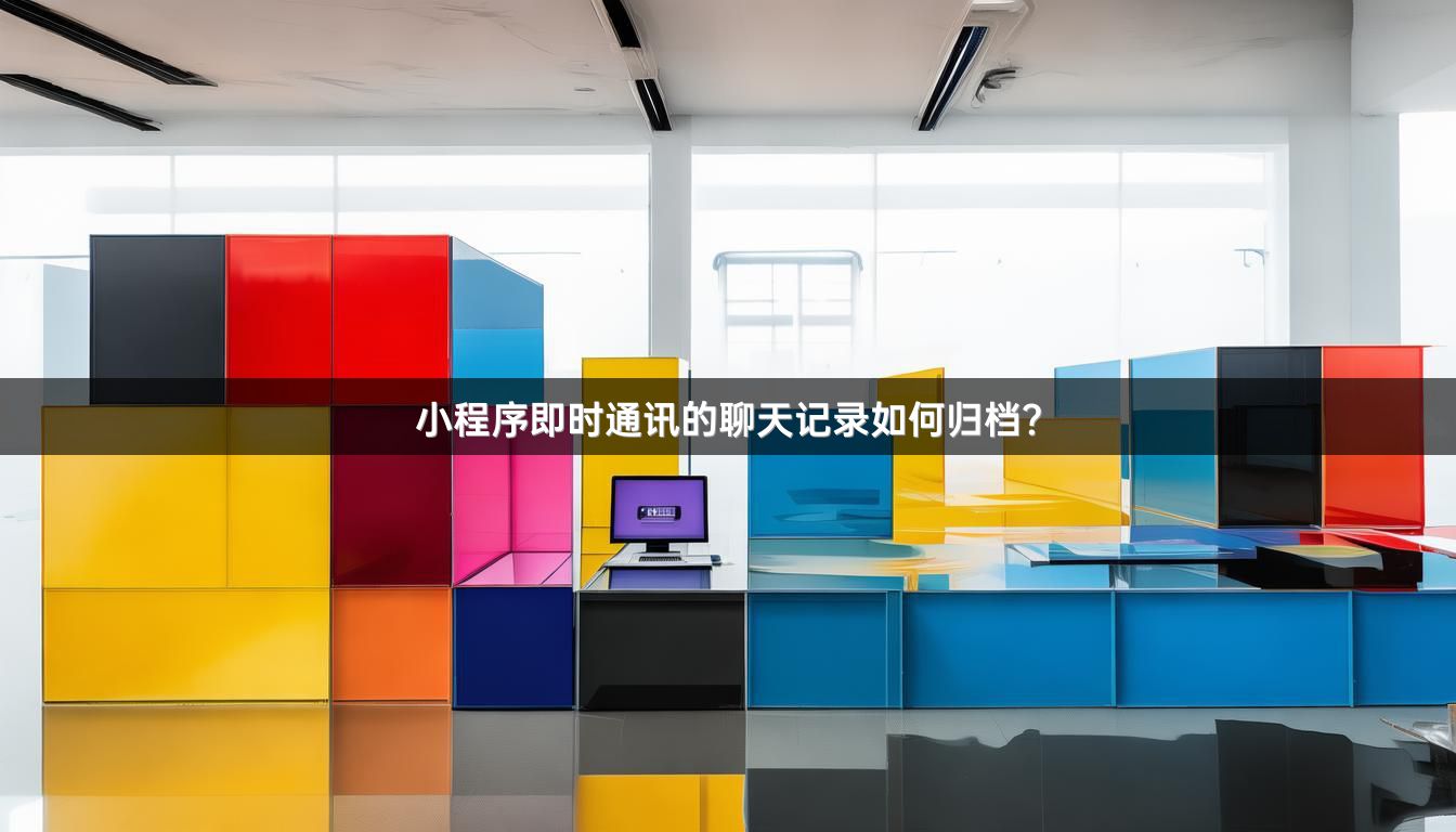 小程序即时通讯的聊天记录如何归档？