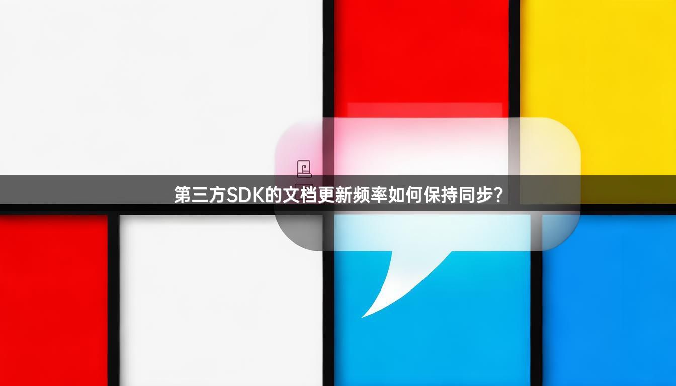 第三方SDK的文档更新频率如何保持同步？
