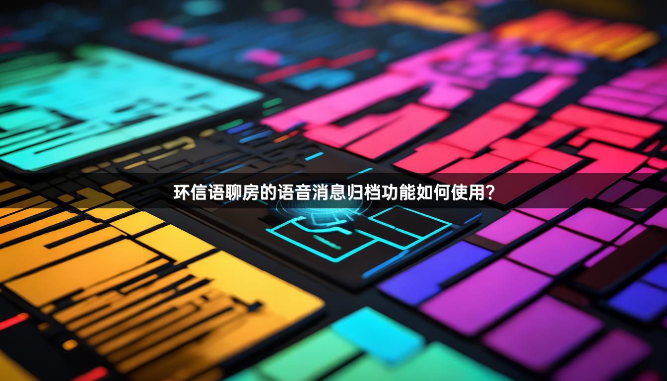 环信语聊房的语音消息归档功能如何使用？