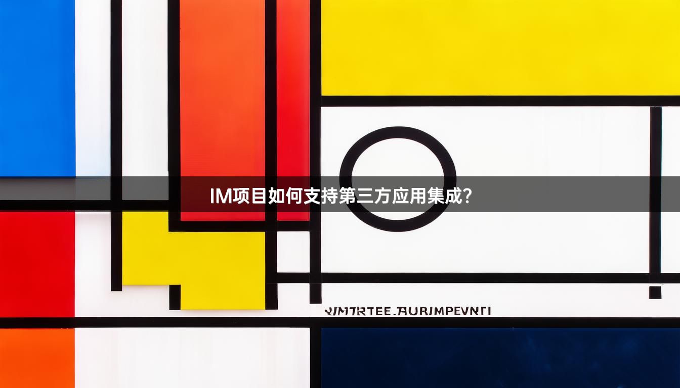 IM项目如何支持第三方应用集成？